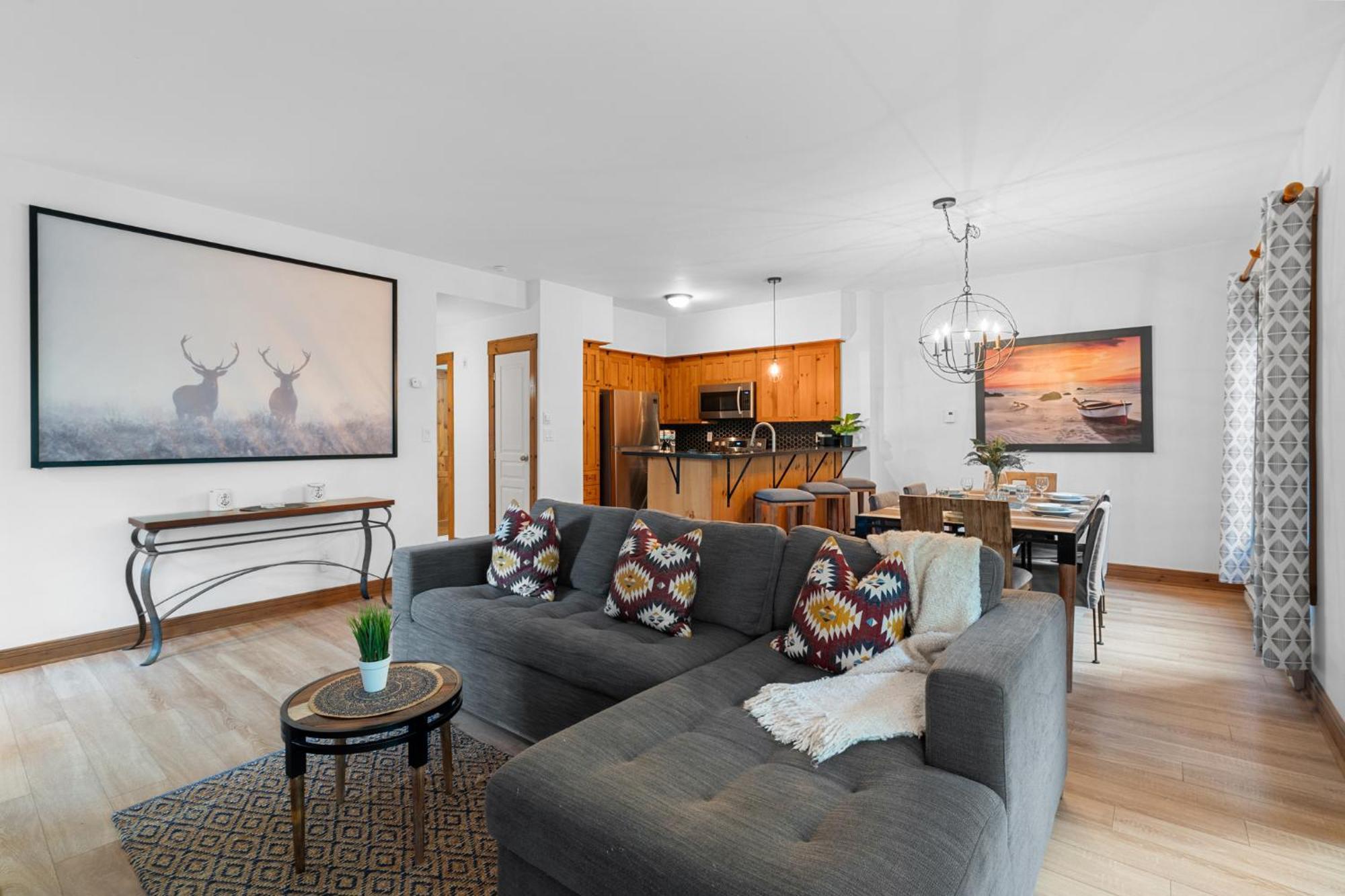 Les Falaises Tremblant - Ski Inout Condo W2Bdrs Мон-Трамблан Экстерьер фото