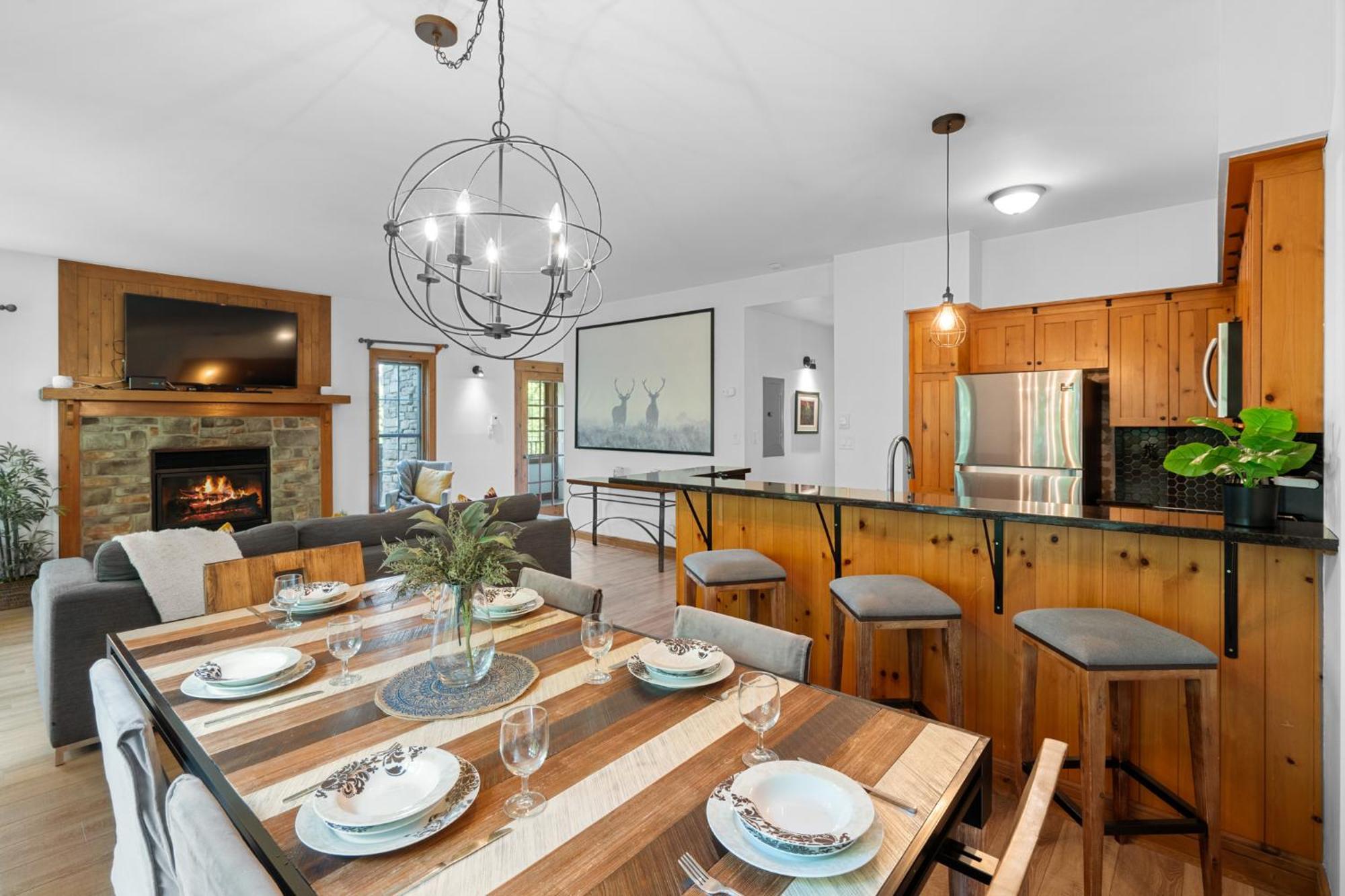 Les Falaises Tremblant - Ski Inout Condo W2Bdrs Мон-Трамблан Экстерьер фото
