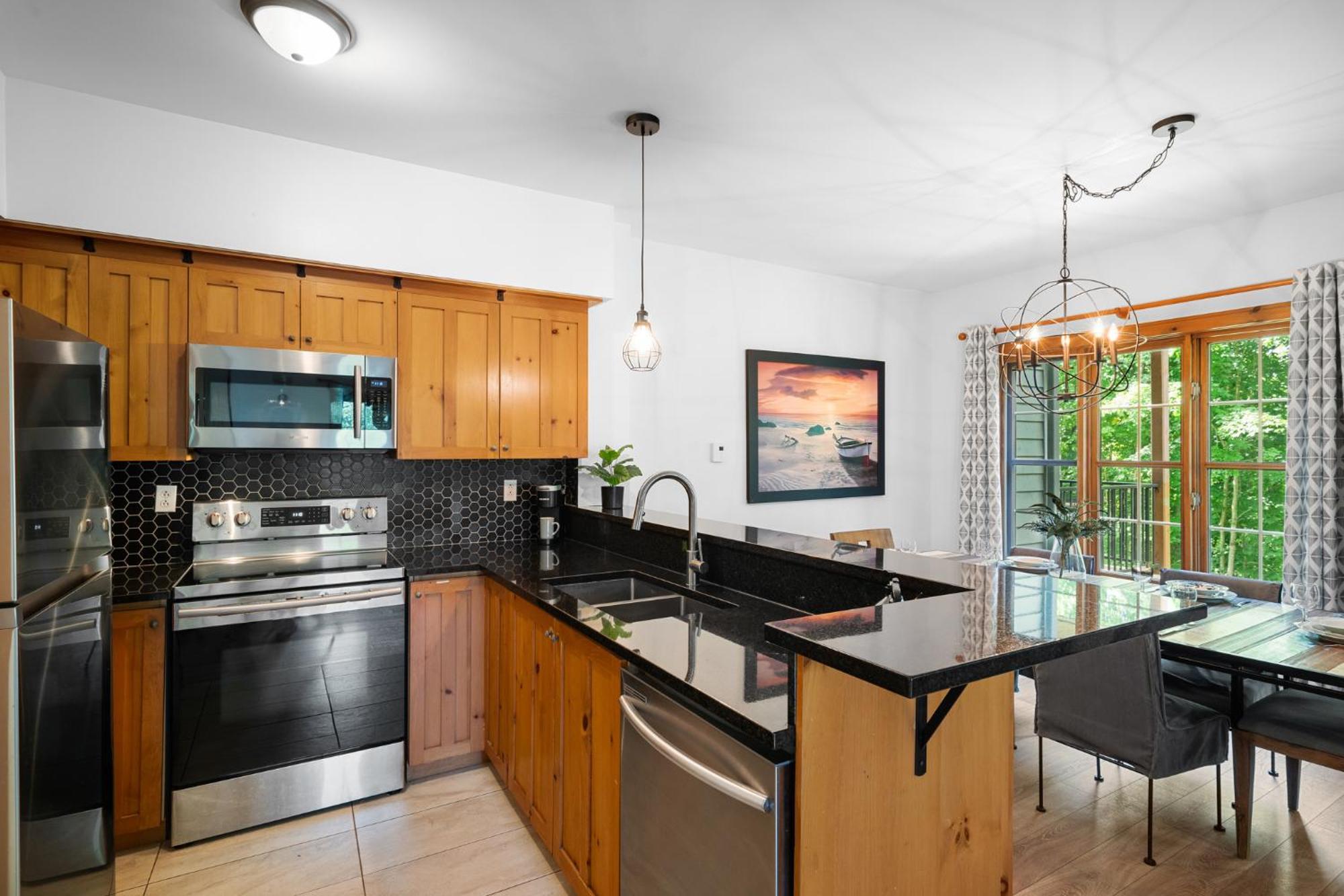 Les Falaises Tremblant - Ski Inout Condo W2Bdrs Мон-Трамблан Экстерьер фото
