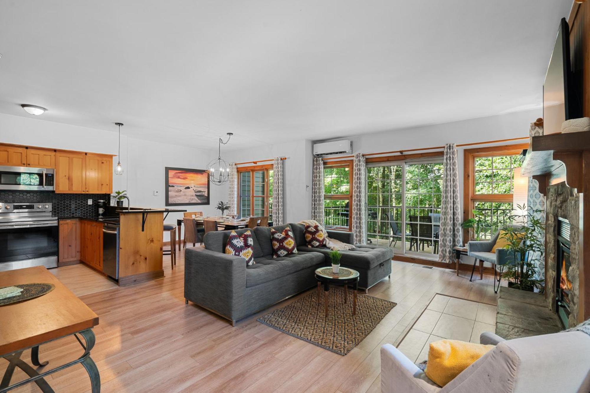 Les Falaises Tremblant - Ski Inout Condo W2Bdrs Мон-Трамблан Экстерьер фото